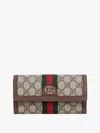 Gucci Ophidia Gg Supreme Wallet In Multi