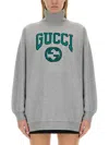 Gucci Jersey Sweatshirt In Gray