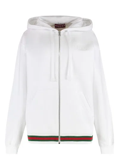 Gucci Women's T-shirt Full Zip Cotton Hoodie