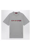 Gucci Cotton Jersey T-shirt With Print In Grey