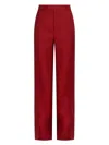 Gucci Women's Tailored Trousers | Size 38 | 828769z7ao2 In Red