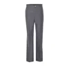 Gucci Women Technical Panama Pants In Gray