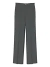 Gucci Women Technical Panama Pants In Gray