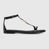 Gucci Bamboo Leather Sandals