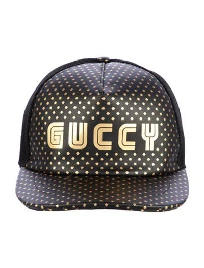 Pre-owned Gucci Women's Truckers Hat W/tags In Black