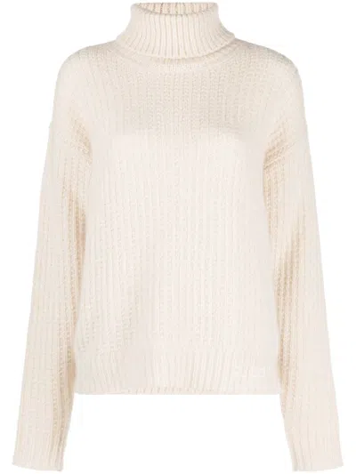 Gucci Women Turtleneck Sweater In Neutral
