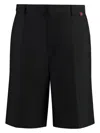 Gucci Black Twill Bermuda Shorts