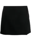 Gucci Women Twill Mini Skirt In Black