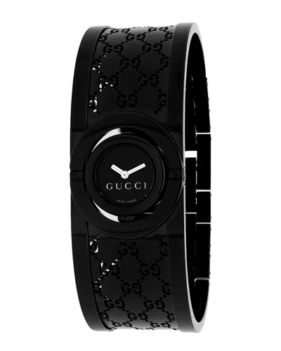 Gucci Women's Twirl Watch In Black
