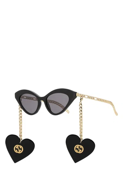 Gucci Women Two-tone Acetate And Metal Sunglasses In Multi