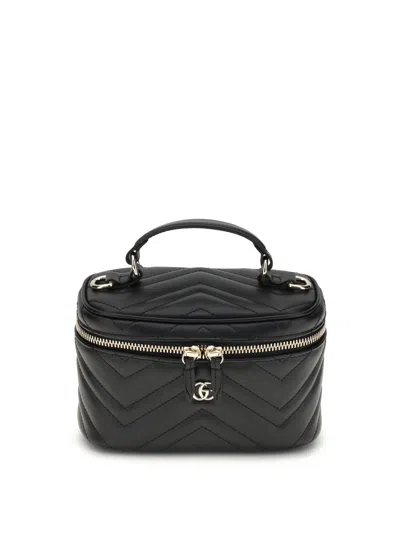 Gucci Women Vanity Mini Shoulder Bag In Black