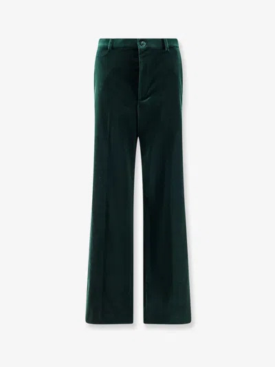 GUCCI GUCCI WOMEN VELVET TROUSERS