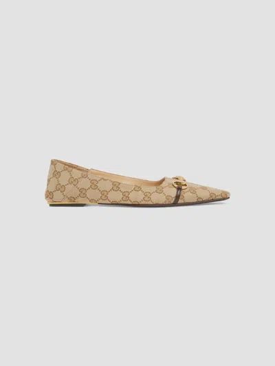 Gucci Women's Vittoria Horsebit Ballet Flats In Multi