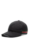Gucci Women's Web Detail Baseball Cap In Black