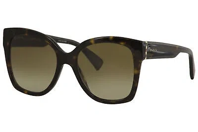 Pre-owned Gucci Women's Web Gg0459s Gg/0459/s 002 Havana Fashion Butterfly Sunglasses 54mm In Brown