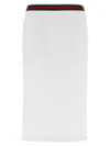 Gucci Web Skirt Skirts White