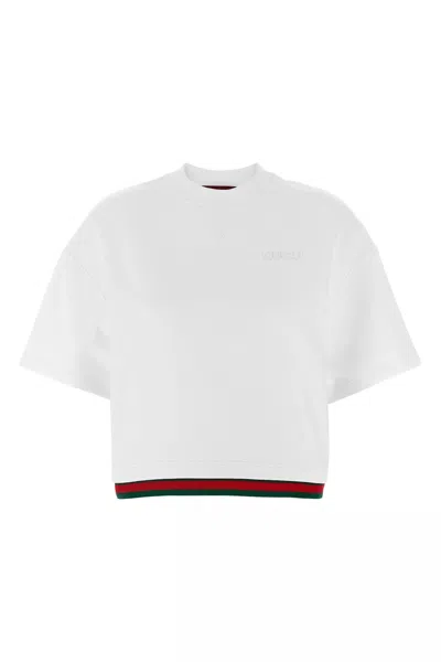 GUCCI GUCCI WOMEN WEB SWEATSHIRT