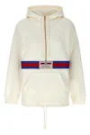 Gucci Sweatshirt Aus Baumwolljersey Mit Web In White