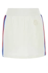 Gucci White Jersey Mini Skirt In White