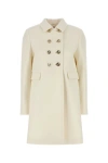 Gucci Women White Wool Coat In White