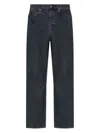 Gucci Wide-leg Denim Jeans In Gray