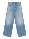 Gucci Women Wide-leg Denim Jeans