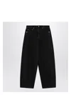 Gucci Women Baloon Denim Pants In Black
