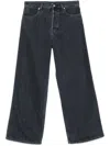 Gucci Women Wide Leg Petite Fit Jeans In Blue