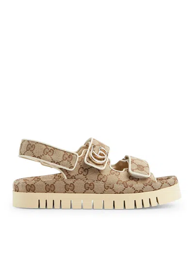 GUCCI GUCCI WOMEN WOMEN`S SANDAL WITH DOUBLE G