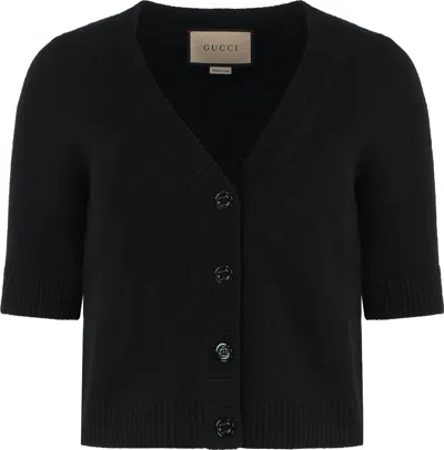 GUCCI WOMEN'S WOOL AND CASHMERE CARDIGAN