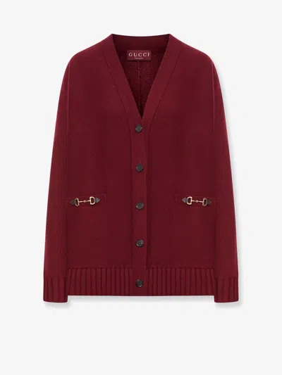 GUCCI GUCCI WOMEN WOOL AND CASHMERE CARDIGAN