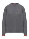Gucci Wool And Cashmere Sweater In Gray