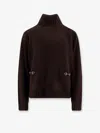 Gucci Wool And Cashmere Turtleneck Sweater In Multi