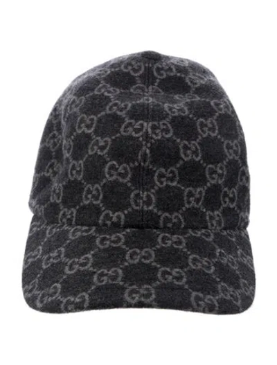 Pre-owned Gucci Women's Wool Baseball Cap W/tags In Grey