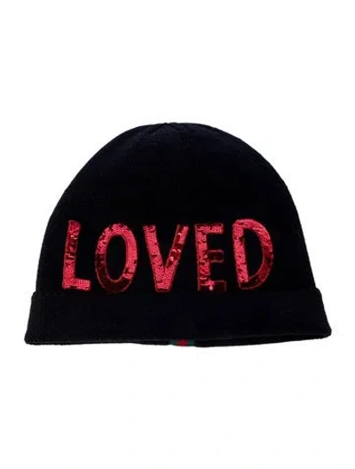 Pre-owned Gucci Women's Wool Beanie In Blue