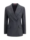 Gucci Women Wool Blazer In Gray