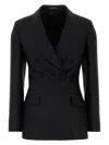 Gucci Women Black Wool Blend Blazer