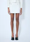 Gucci Women Wool-blend Boucle Mini Skirt