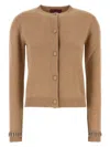Gucci Camel Wool Blend Cardigan