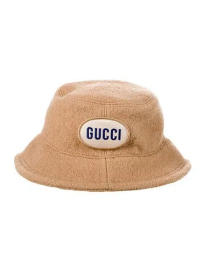 Pre-owned Gucci Women's Wool Bucket Hat In Neutral