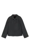 Gucci Wool Jacket With Embroidered Logo On The Collar