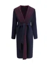 Gucci Reversible Hooded Coat In Blue