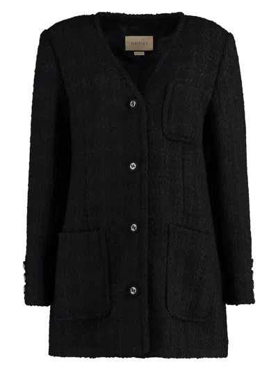 Gucci Women's Wool Jacket In Black