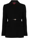 Gucci Wool Crêpe Jacket In Black