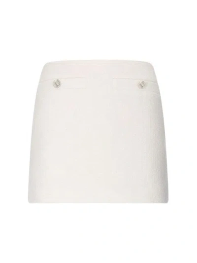 GUCCI GUCCI WOMEN WOOL MINI SKIRT