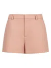 Gucci Mini Wool Shorts For Women In Pink