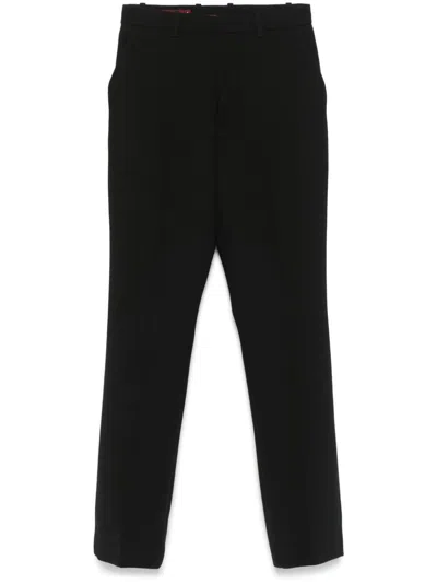 Gucci Women Wool Trousers In Black