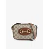 Gucci Womens  Horsebit 1955 Small Canvas Cross-body Bag In B.eb/brown Sugar