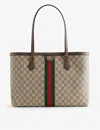 Gucci Women Ophidia Gg Medium Tote Bag In Brown