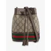 Gucci Womens  Ophidia Mini Canvas Bucket Bag In B.eb/n.acero/vrv